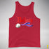 Believe Omnisexial Pride Flag Jingle Bell Premium Tank Top - Red